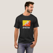Bhutanese Flag Bhutan T-Shirt (Vorne ganz)