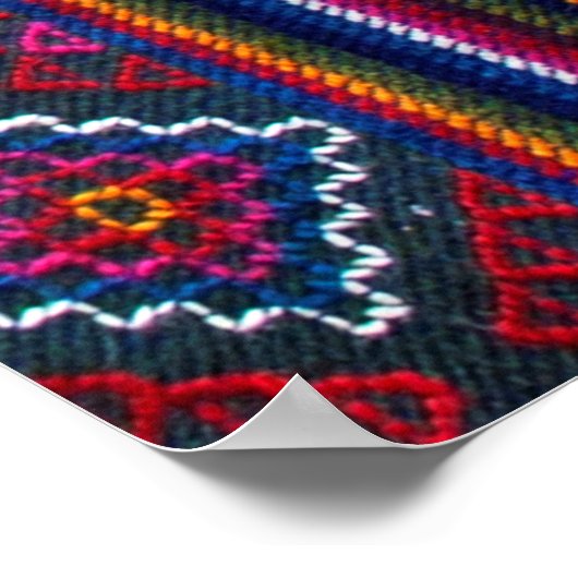 Bhutanese Textile Poster (Ecke)