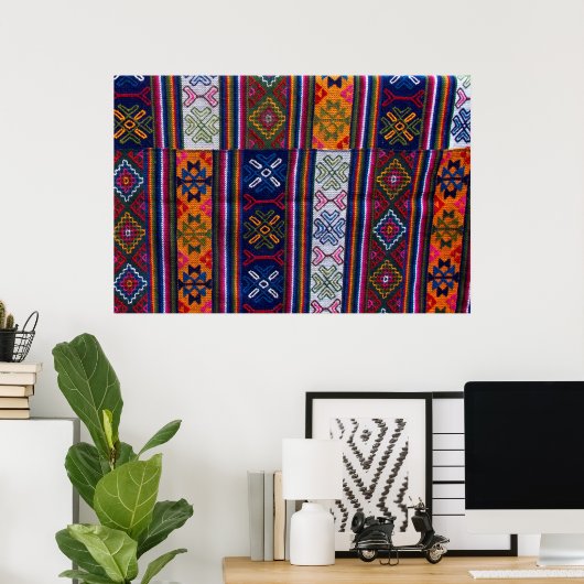 Bhutanese Textile Poster (Heimbüro)