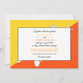 Bhutanesische Flagge, Flagge der Bhutan Wedding Einladung (Vorderseite)