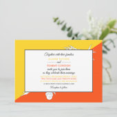 Bhutanesische Flagge, Flagge der Bhutan Wedding Einladung (Stehend Vorderseite)