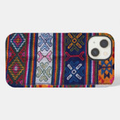 Bhutanesischer Textil iPhone Hülle (Rückseite (Horizontal))