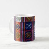 Bhutanesischer Textil Kaffeetasse (Vorderseite Links)