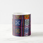 Bhutanesischer Textil Kaffeetasse (Mittel)
