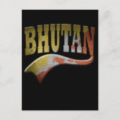 bhutanisch postkarte (Vorderseite)