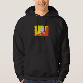 Bhutanische Flagge Bhutan 1 Hoodie