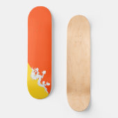Bhutanische Flagge (Bhutan) (Donnerdrache) Skateboard (Vorderseite)