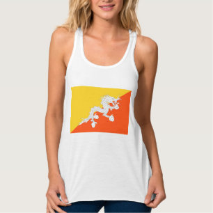 Bhutanische Flagge (Bhutan) (Donnerdrache) Tank Top