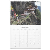 bhutanische Reisen Kalender (Jan 2027)