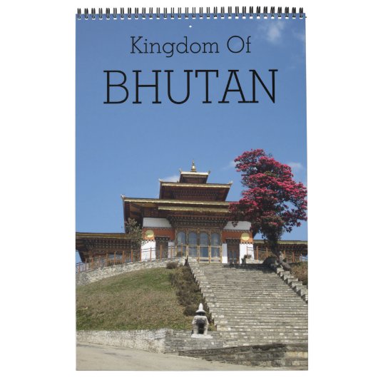 bhutanische Reisen Kalender (Titelbild)