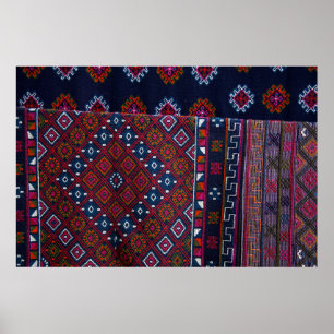 Bhutanische Rugs Poster