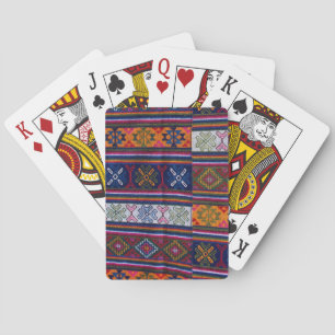 Bhutanischer Textil Spielkarten