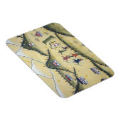 Bhutanisches Haus mit Bogengemälden - Bhutan Magnet (Rechte Seite)