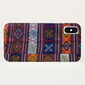 bhutanisches Textil Case-Mate iPhone Hülle (Rückseite (Horizontal))