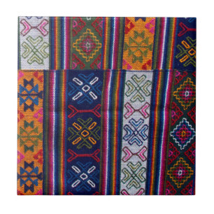 bhutanisches Textil Fliese