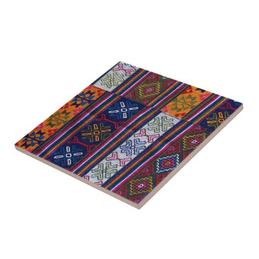 bhutanisches Textil Fliese (Seite)