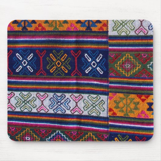 bhutanisches Textil Mousepad (Vorne)