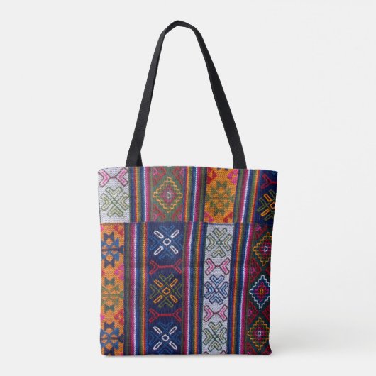 bhutanisches Textil Tasche (Rückseite)