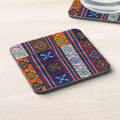 bhutanisches Textil Untersetzer (Linke Seite)