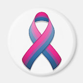 Bi Awareness Ribbon Magnet (Vorne)