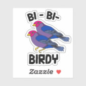 Bi Bi Birdy Aufkleber (Blatt)