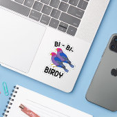 Bi Bi Birdy Aufkleber (Laptop mit iPhone)