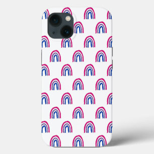Bi Bisexuelle Stolz Gemalte Buntstift Regenbogen iPhone 13 Hülle