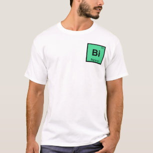 Bi - Bismarck North Dakota Chemie-Stadtsymbol T-Shirt