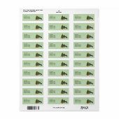 Bi-Black German Shepherd Weihnachtsbaum (Vorne)