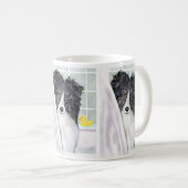 Bi Black Sheltie Bath Kaffeetasse (VorderseiteRechts)