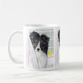 Bi Black Sheltie Bath Kaffeetasse (Links)