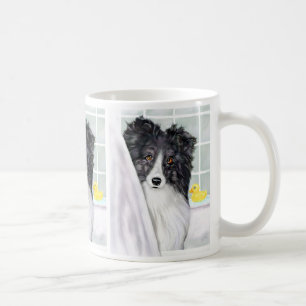 Bi Black Sheltie Bath Kaffeetasse