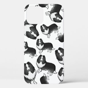 Bi-Black Shetland Sheepdog Cartoon Dog Muster Case-Mate iPhone Hülle