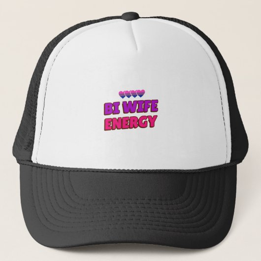 Bi Ehefrau Energy Truckerkappe (Vorderseite)