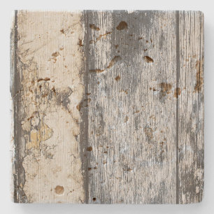 Bi-farbiger Wood-Travertin-Untersetzer Steinuntersetzer