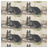 Bi farbiges Schäferhundlegen Stoff (Muster)