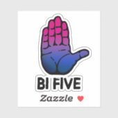 Bi Five High FI Aufkleber (Blatt)