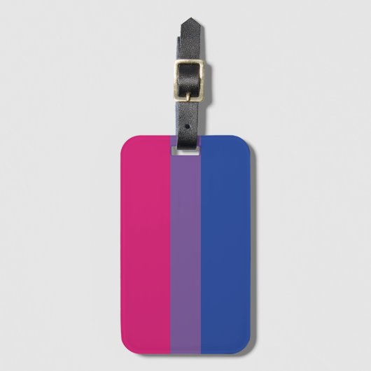 Bi Flag Gepäckanhänger (Vorderseite Vertikal)