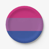 Bi Flag Pappteller (Vorderseite)