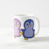 Bi Flag Pride Lgbtq Niedlicher Pinguin Kaffee Tass Kaffeetasse (VorderseiteRechts)