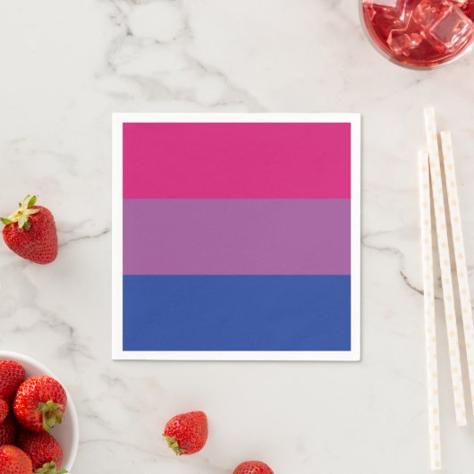 Bi Flag Serviette (Beispiel)