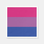 Bi Flag Serviette (Vorderseite)