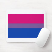 Bi-Flagge fliegt für bisexuellen Stolz Mousepad (Mit Mouse)