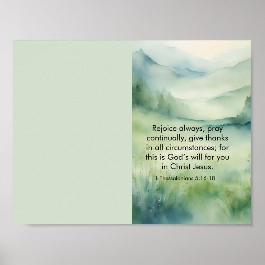 Bi-fold Cover Only Church Bulletin herunterladen Poster (Vorne)
