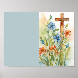 Bi-fold Kirchenbulletin-Cover herunterladen Poster