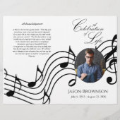 Bi-Fold Pink Hydrangeas Beerdigung Programm Flyer (Vorne)