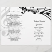 Bi-Fold Pink Hydrangeas Beerdigung Programm Flyer (Hinten)