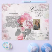 Bi-Fold-Roses-Beerdigung Flyer (Einzeln)