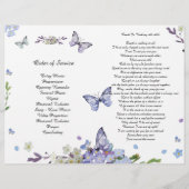 Bi-Fold Vergiss, dass ich nicht beerdigt werde Flyer (Hinten)