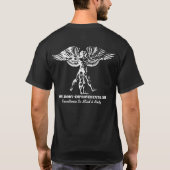 BI grundlegendes schwarzes T-Shirt (Rückseite)